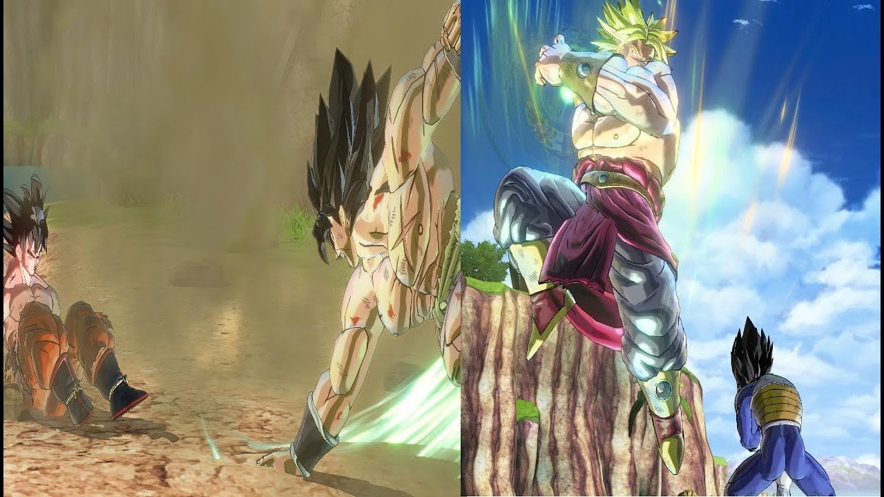 #5 Goku and Vegeta Vs Broly and Broly (Dragon Ball Xenoverse: Parallel World 2) -DBXV2