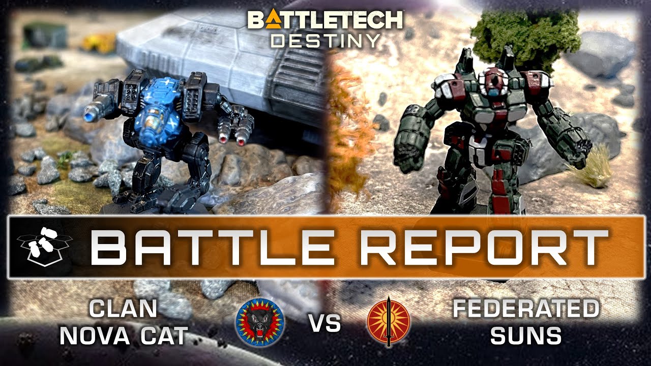 Clan Nova Cat Vs Federated Suns - Part 3 | Battletech Destiny Battle Report | Narrative Campaign