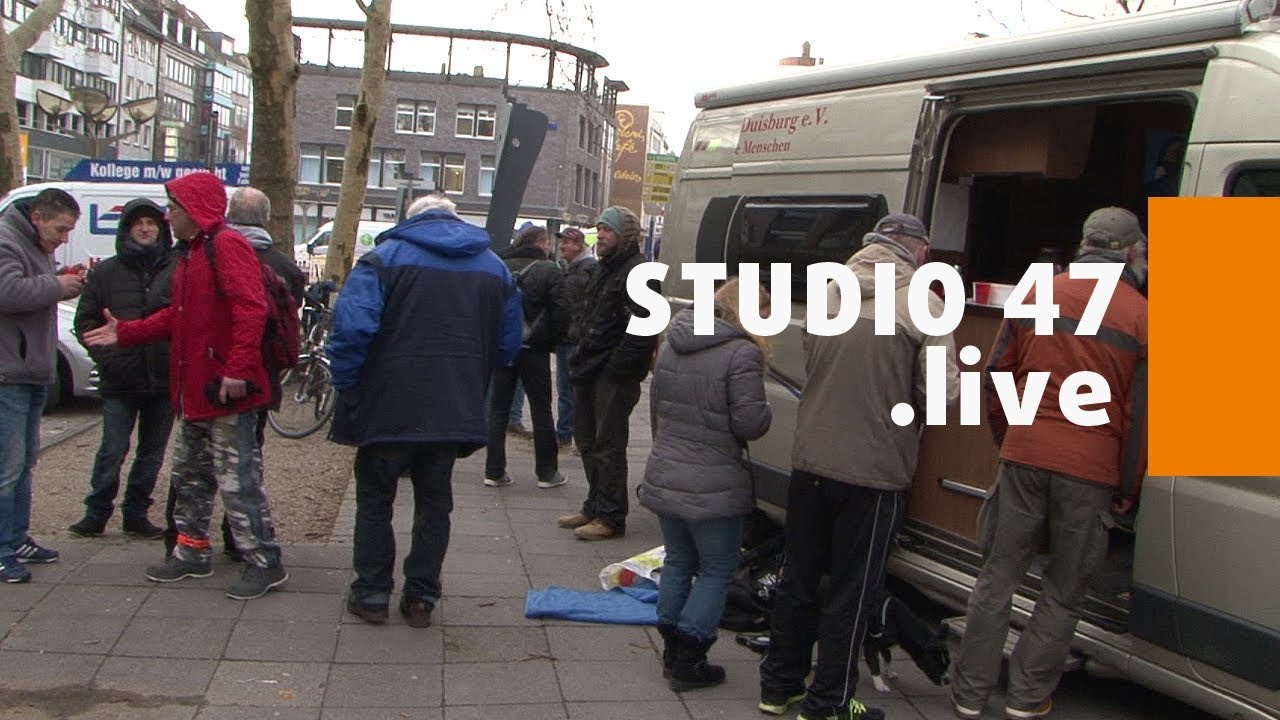 STUDIO 47 .live | UNTERWEGS MIT DEM KÄLTE-BUS VON GEMEINSAM GEGEN KÄLTE DUISBURG