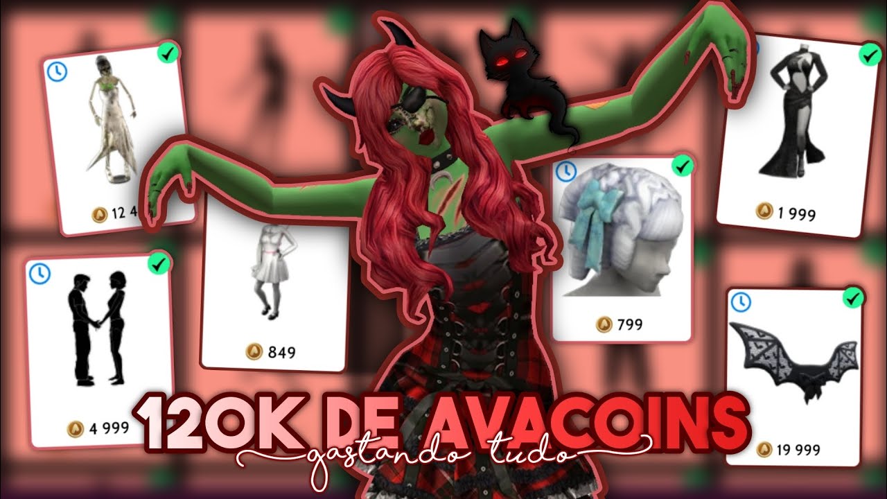 GASTANDO 120 MIL AVACOINS NO HALLOWEEN! Avakin Life