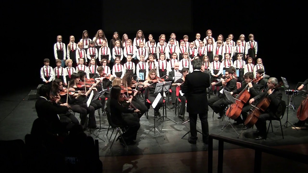 Canzoni di Natale: "In notte placida". Bellissima versione per coro di bambini e orchestra