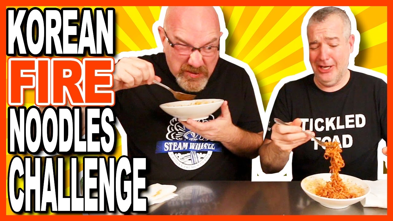 Korean Fire Noodle Challenge! 극단적 인 불닭 볶음면 도전! KEN vs PAUL