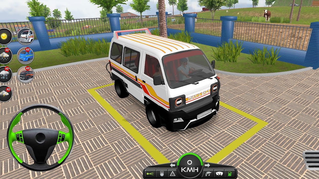 Van driving game simulator android game simulator mobile game gameplay video bus driving 