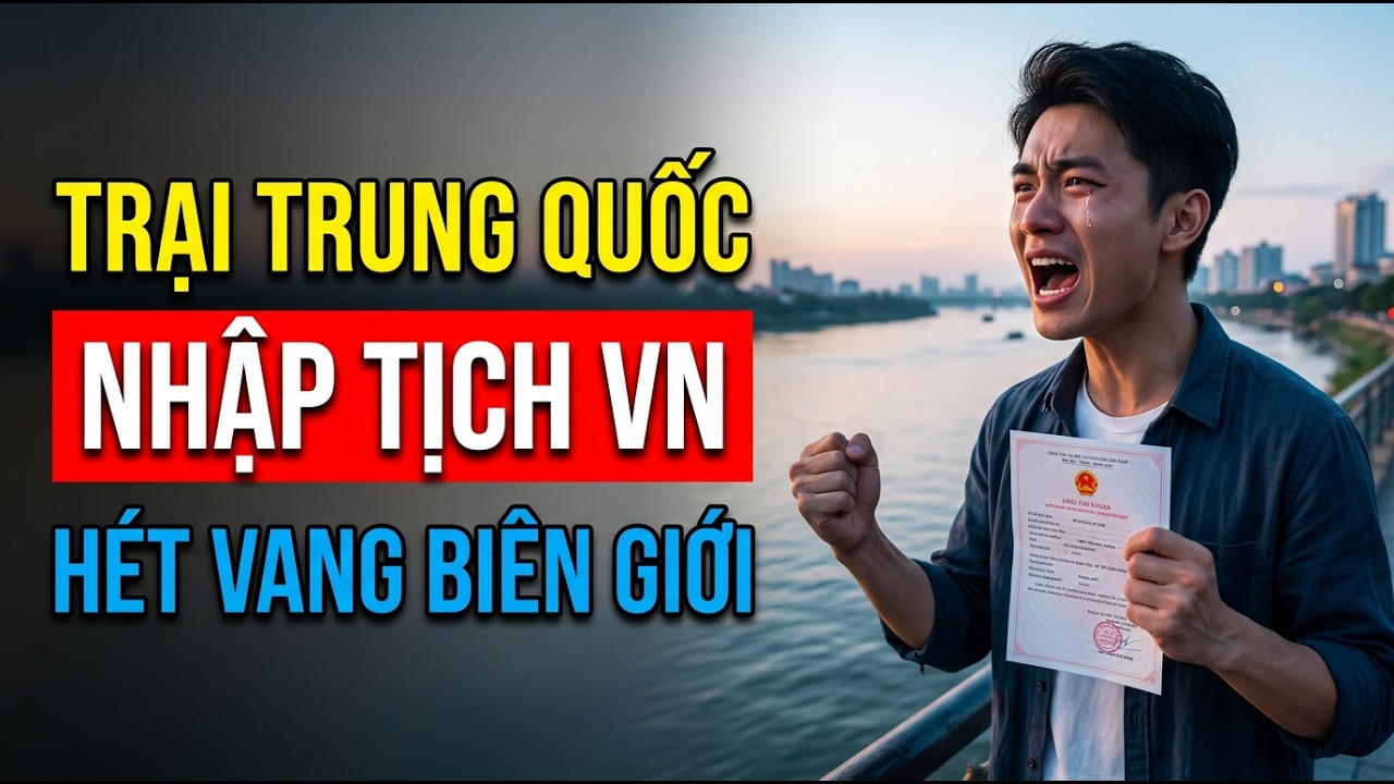 Trai Trung Quốc Nhập Tịch VN: Hét Lớn Bên Biên Giới Khiến Ai Cũng Sốc