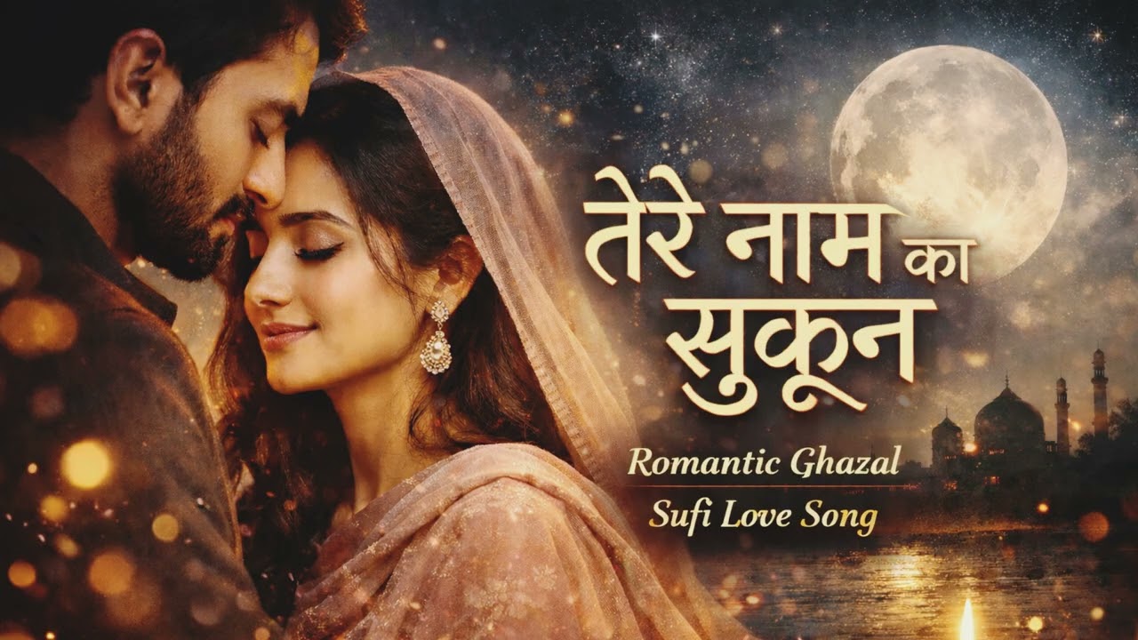 तेरे नाम का सुकून | Romantic Ghazal | Sufi Love Song | Soulful Hindi Music