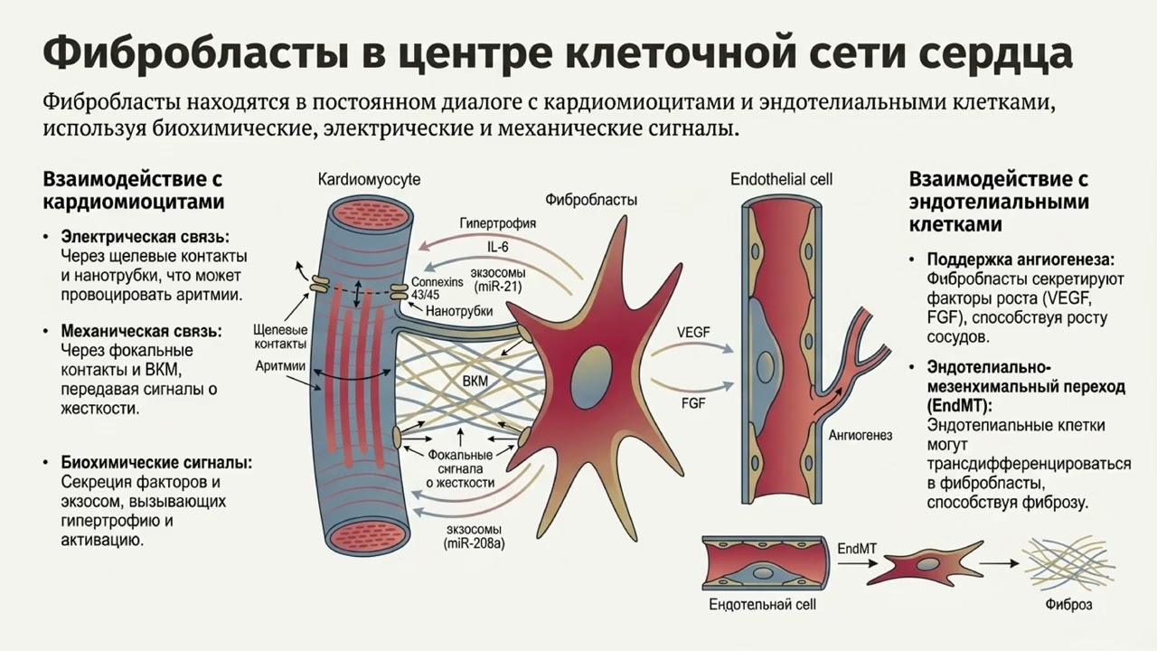 Фиброз сердца. Клеточная революция и новые методы лечения