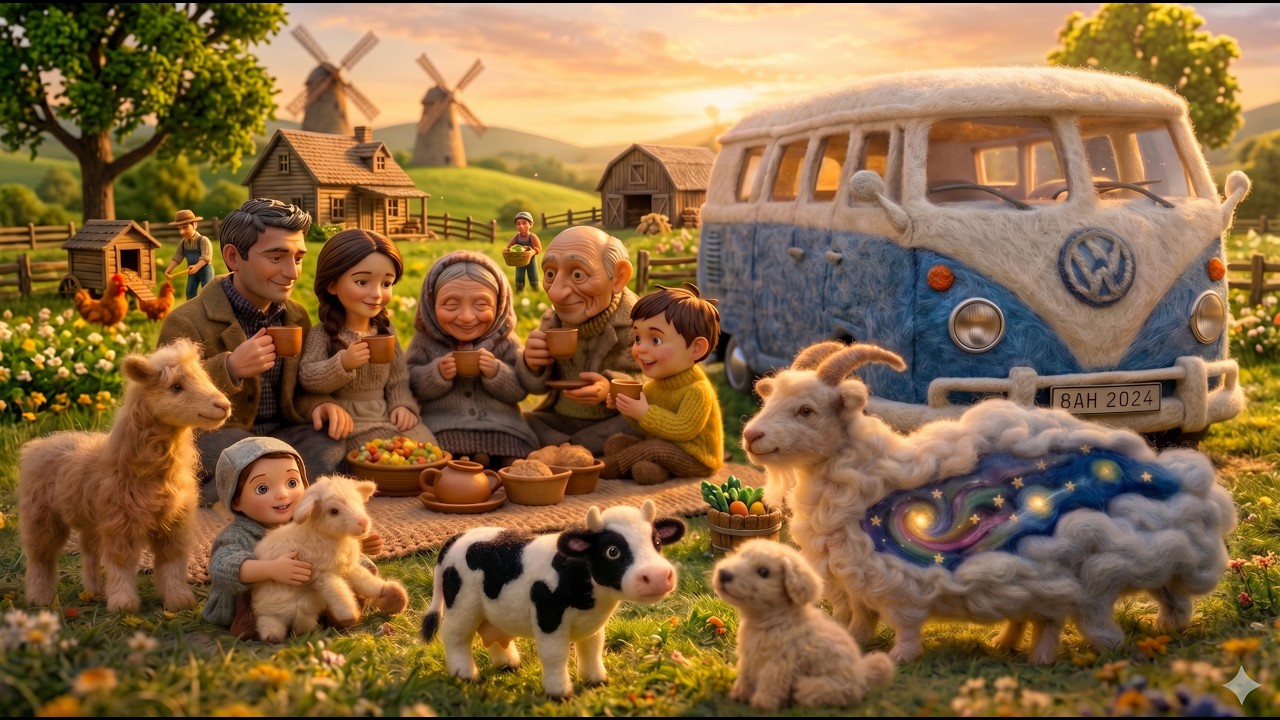 Surreal AI Film &bull; A Small Van, A Whole World of Family (4K)
