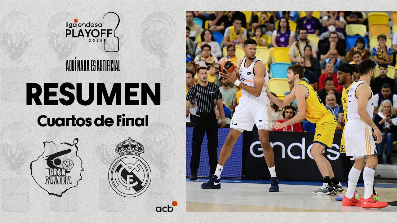 Dreamland Gran Canaria - Real Madrid (71-73) RESUMEN | Playoff Liga Endesa 2023-24
