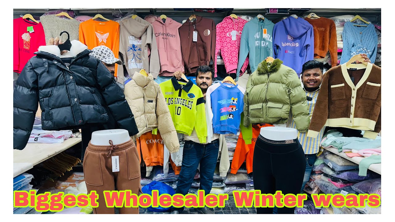 🤩Wholesale winter wears Girlish jackets Jeans Tops varsity sweatshirts  New Ac Market Ludhiana.RC .