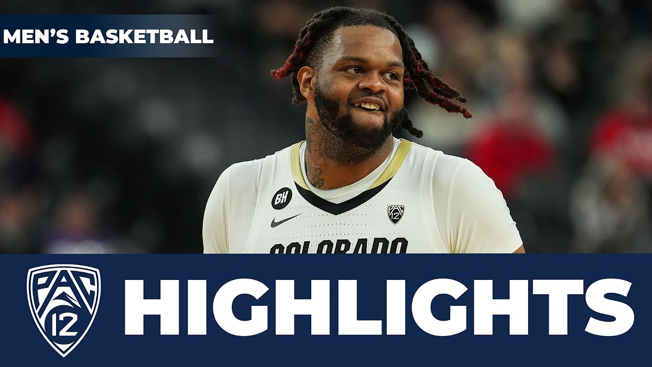 Colorado vs. Utah | 2024 Pac-12 Men's Basketball Tournament Highlights