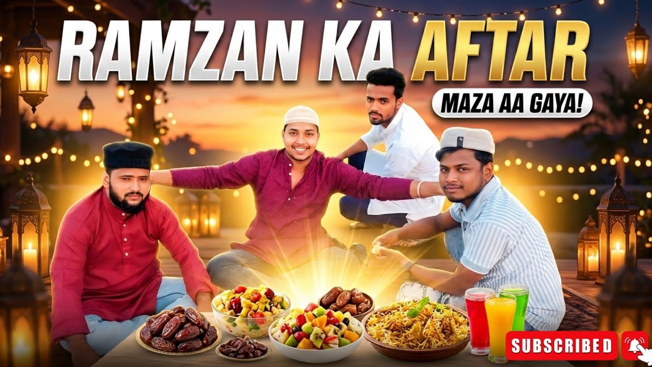 Ramzan Ka Aftar 🌙 | Doston Ke Sath Iftar Party | Maza Aa Gaya! 😍 Aadilhaii | #vlog 