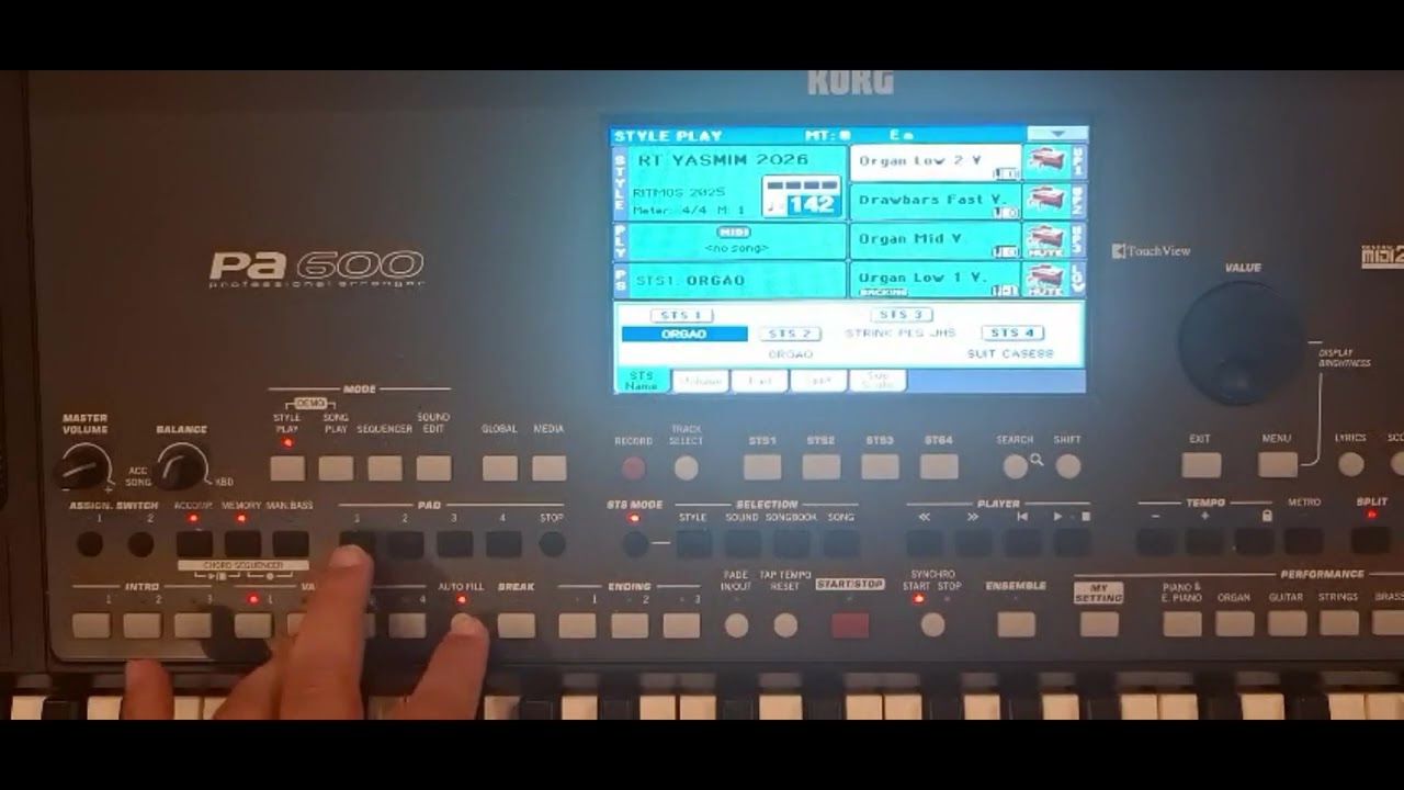 RITMO YASMIN SENSAÇÃO PARA TECLADO KORG PA600 PA700 PA900 PA1000 PA3XPRO PA3XLE PA4X PA5X
