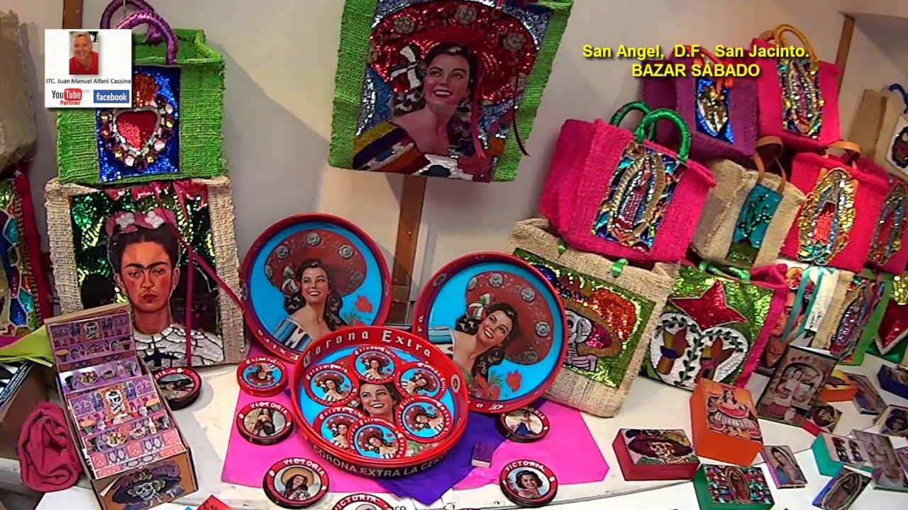 VISITANDO EL BAZAR SABADO. San Ángel,