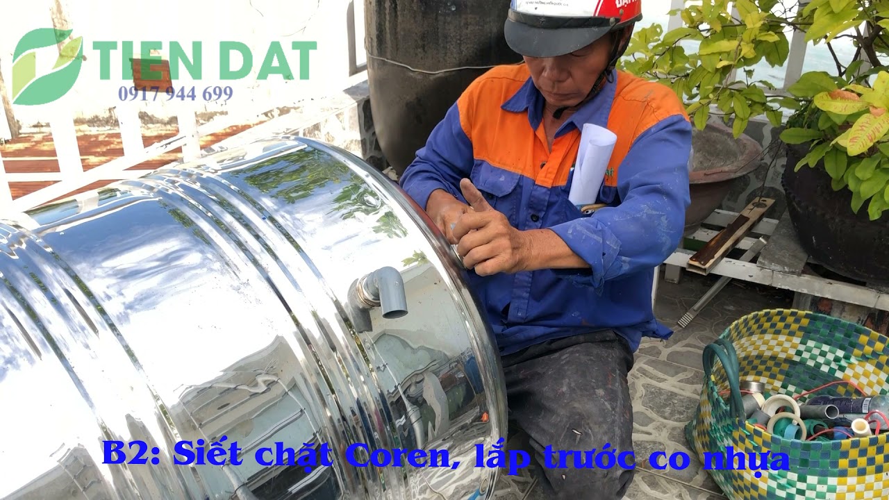Hướng dẫn chi tiết lắp Bồn Nước Inox Toàn Mỹ, chuẩn nhanh và an toàn nhất.