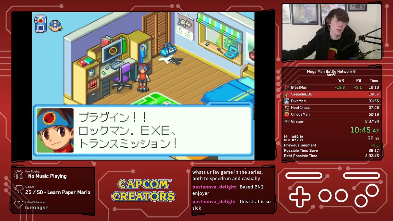 Mega Man Battle Network 6: Cybeast Gregar - Any% Speedrun in 2:05:10