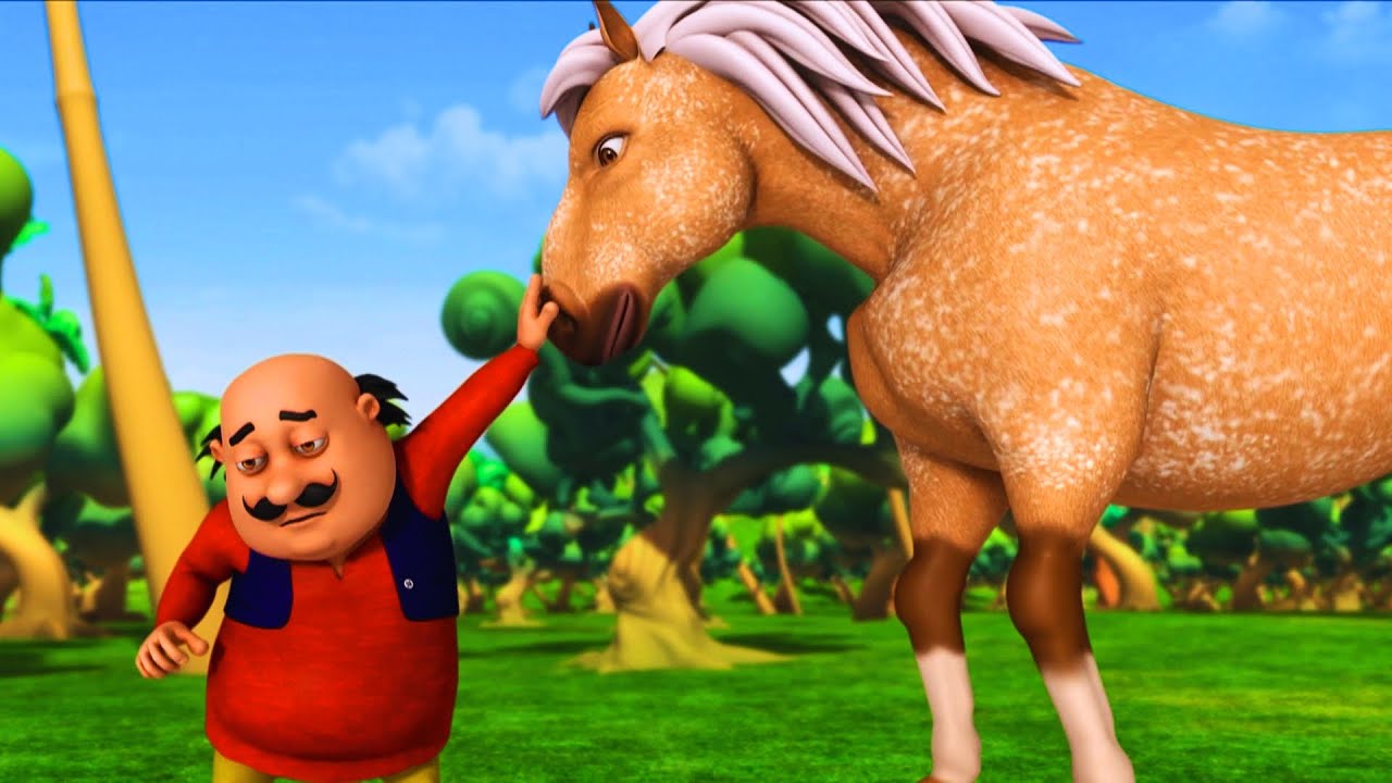 क्या Motu लगा घुड़सवारी Race में हिस्सा? | Motu Patlu In The City Of Gold
