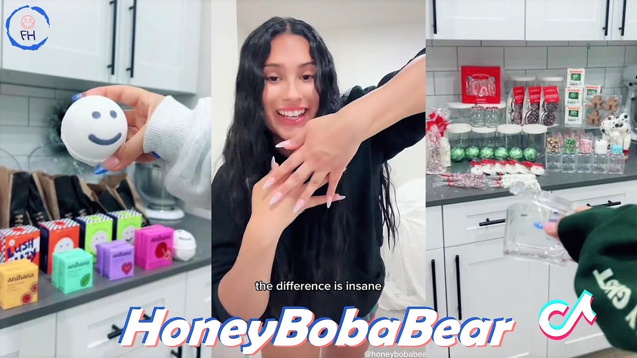 *1 HOUR*  HoneyBobaBear TikTok 2022 | Best Honey Boba Bear TikTok Cleaning 2022