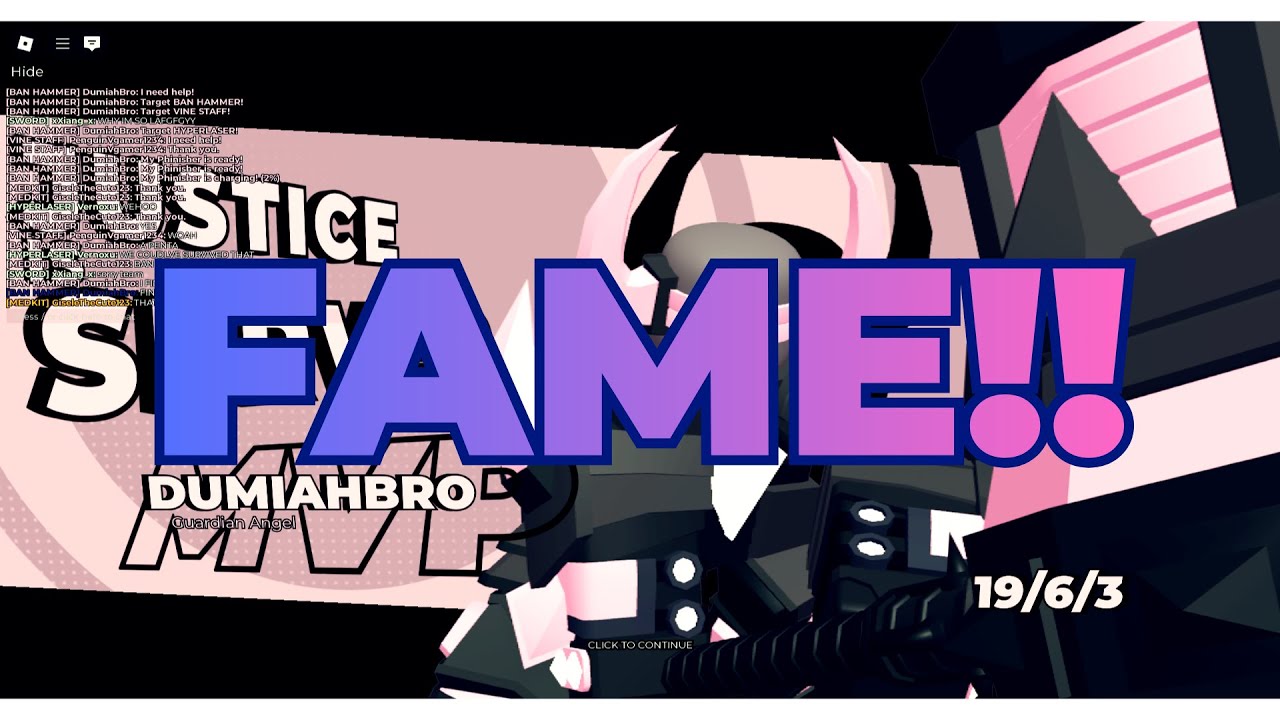 FAME!! Ban Hammer clip comp (Roblox PHIGHTING!)