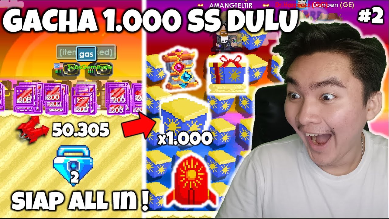 GACHA PROFIT 1.000 Summer Surprise! Persiapan ALL IN BOTAK #2 | Growtopia Summer 2023