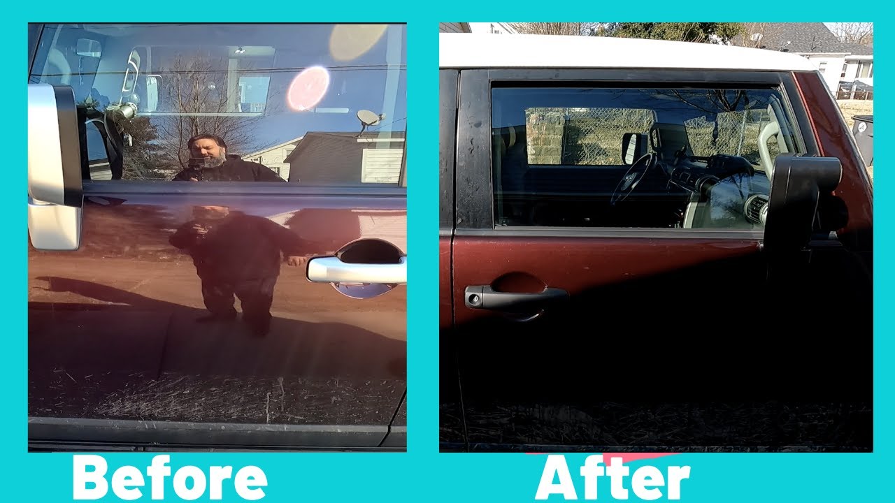 Blackout Fj Cruiser | Handles and Mirror replacement