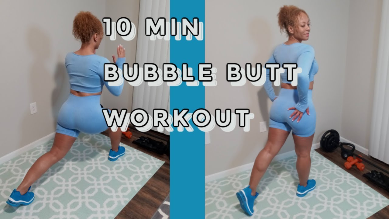 10 MIN BUBBLE BUTT WORKOUT NO EQUIPMENT #bubblebutt #bubblebuttworkout #vonzellyfitness #bootygains