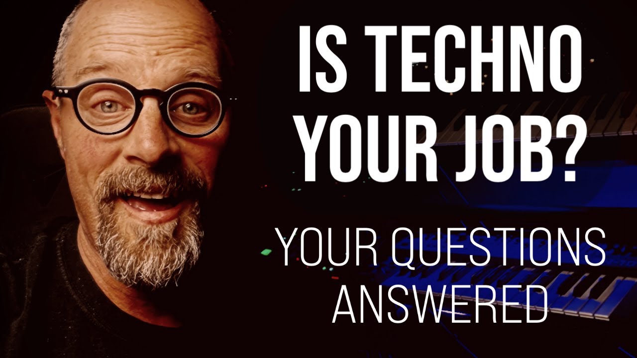 Is techno your job? Your Questions Answered about techno, production, live performance, and more