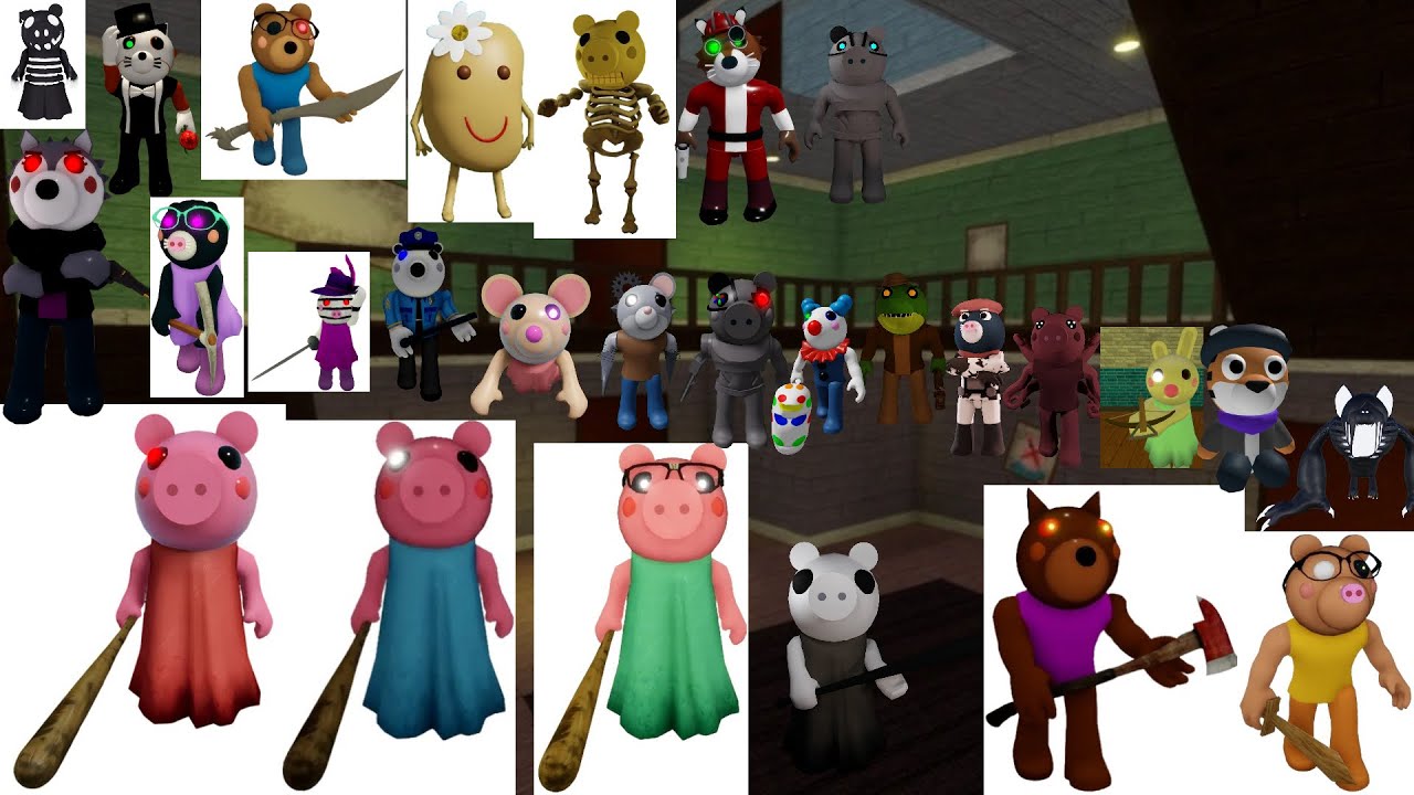 Piggy ultimate custom escape 2 all jumpscares