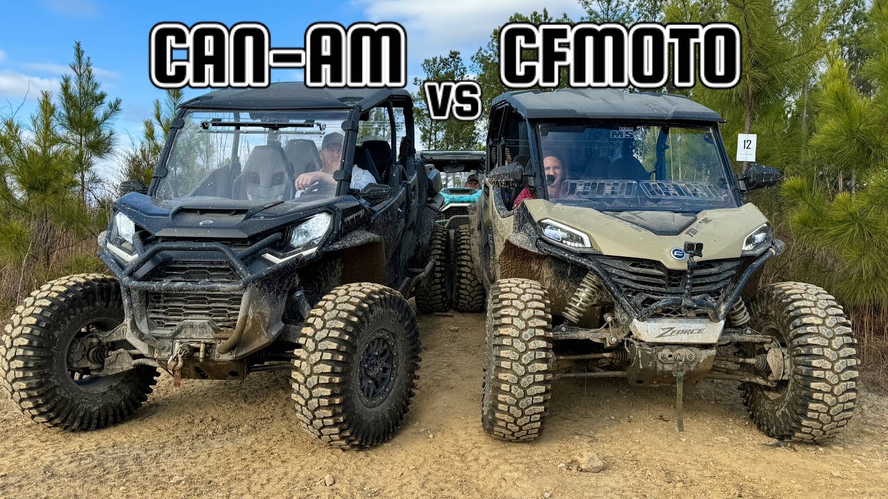 CFMOTO ZFORCE 4 Seater 2024 против Canam Commander и Maverick Sport Max, часть 1