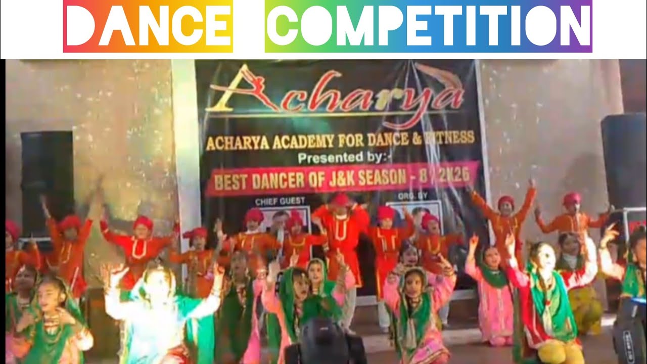 Dance Competition || Best Dancer Of J&K Season-8/2K26 || Acharya Academy For Dance & Fitness