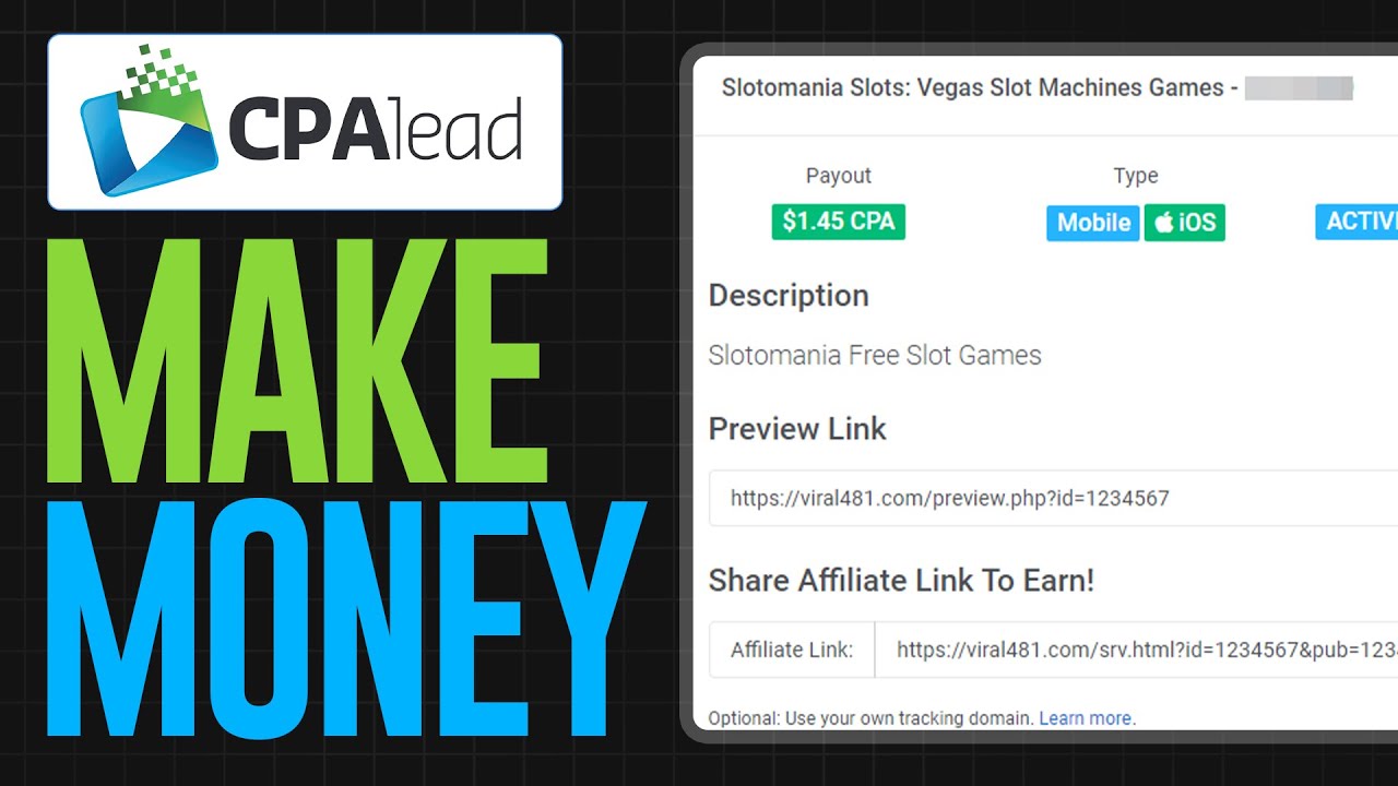 How to Make Money with CPALEAD in 2026 (Full Beginner Guide)