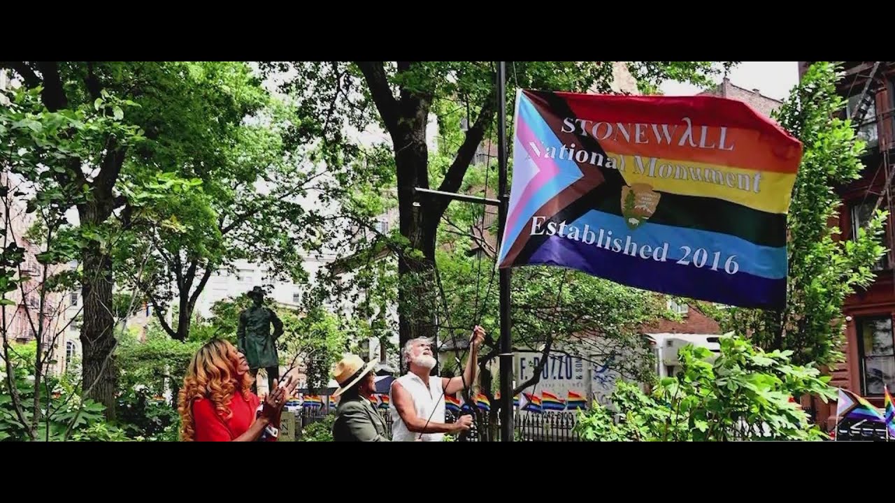 Pride flag removal sparks protests at Stonewall National Monument