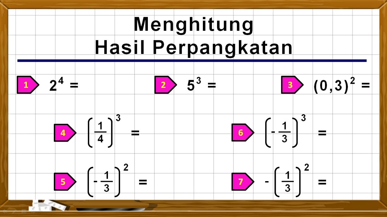 Menghitung Hasil Perpangkatan