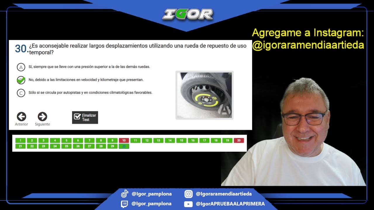 Hoy dos test de examen !!!