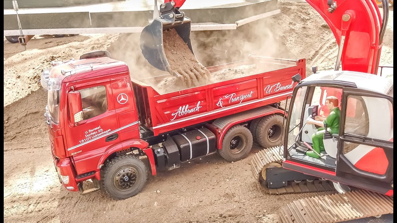 RC Trucks! Excavators! Tractors! Micro Scale Barkas Van!
