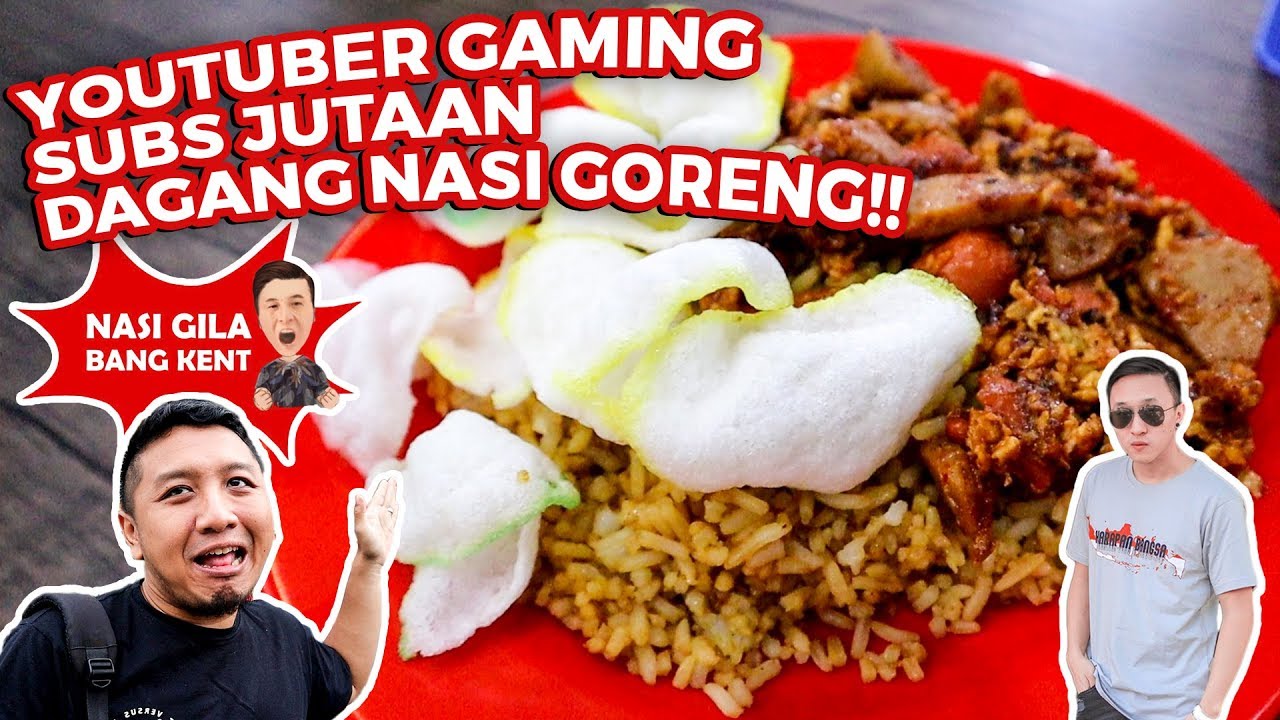 BRANDON KENT YOUTUBER GAMING JUAL NASI GORENG. RASANYA PARAHMENN!!!