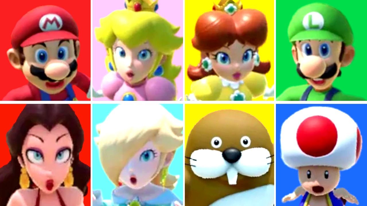 Super Mario Party Jamboree - All Character Super Star Animations