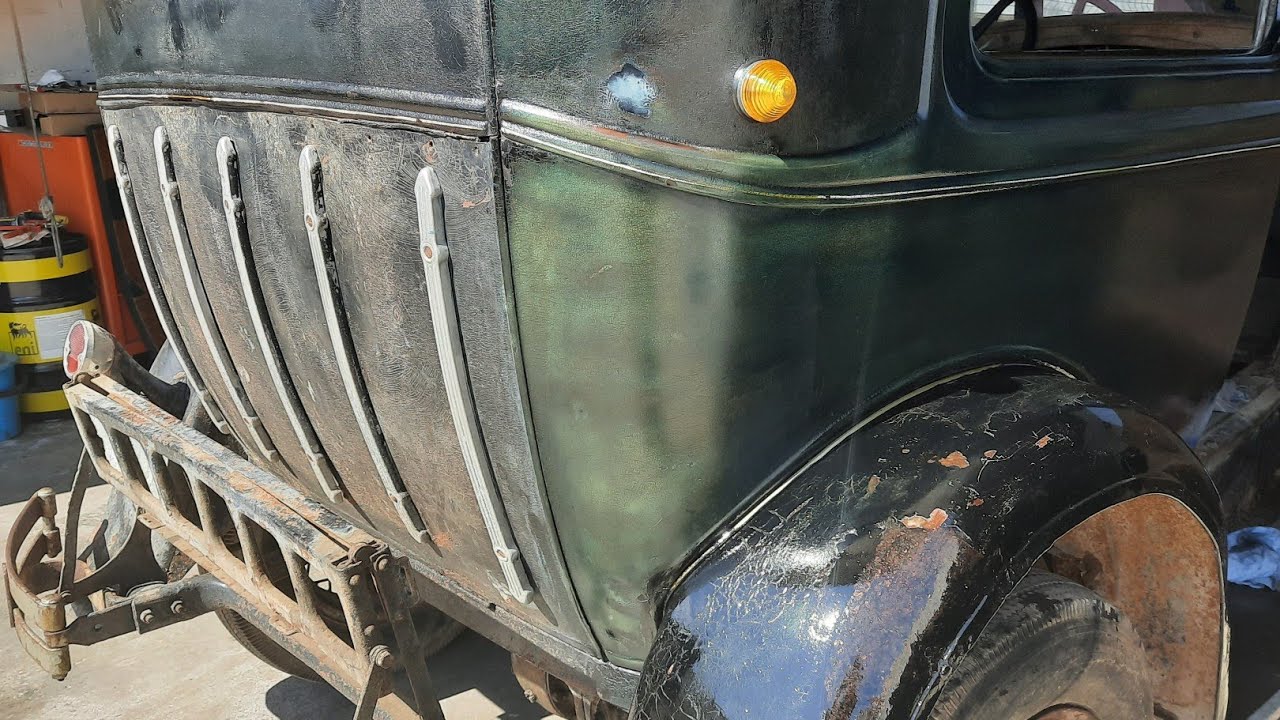Ford A conservamos pintura original de 89 a&ntilde;os (efecto P&aacute;tina)