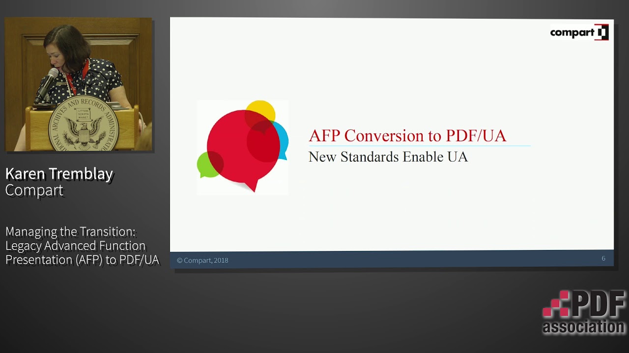 Managing the transition: Legacy AFP to PDF/UA | Karen Tremblay | Compart