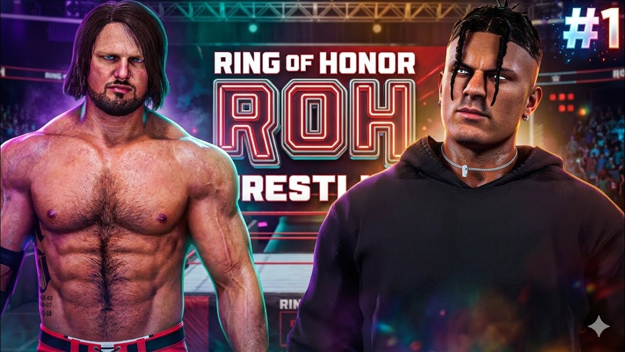 MyRise In ROH Begins! |  WWE 2K26 MyRise  (ROH Custom Story) #1