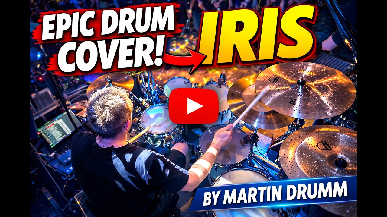 Iris - Live Drum Cover by Martin Drumm - SONOR AQ1 + Benny Greb Beech Snare + Agean R