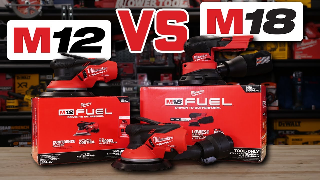 Milwaukee M18 vs M12 Random Orbital Sanders: Which One Should You Buy?