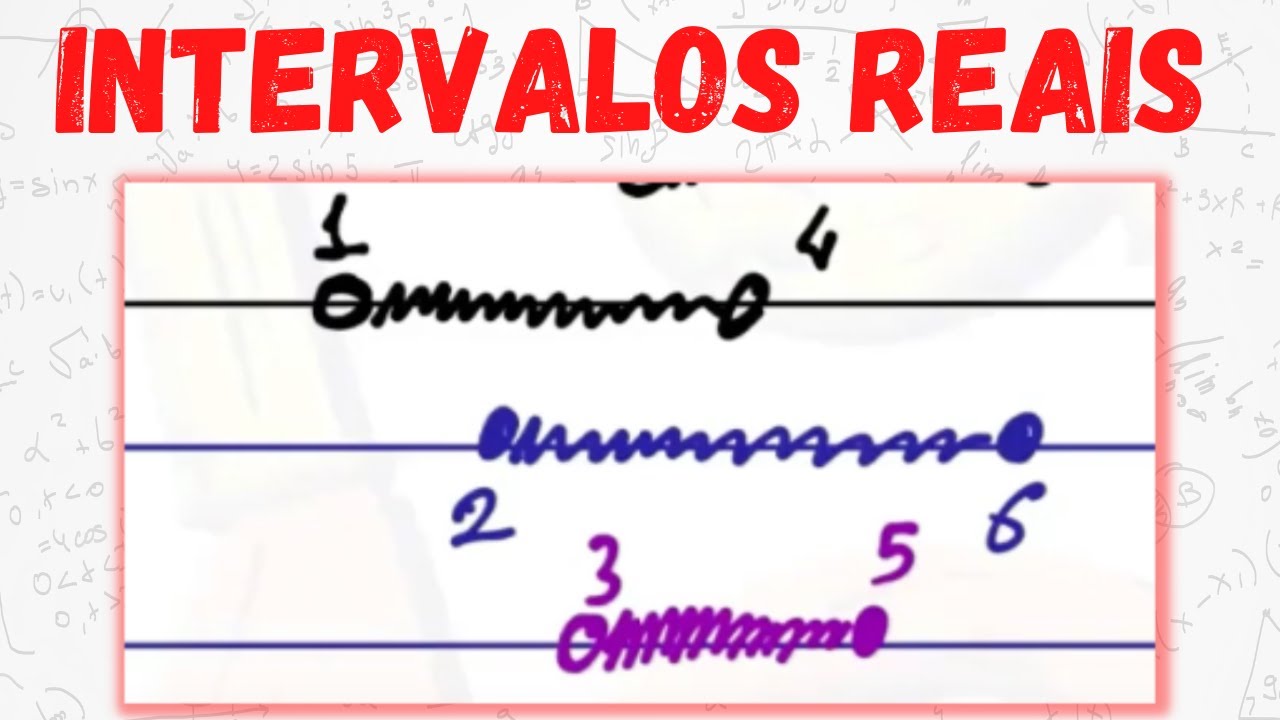 COMO FAZER OPERAÇÕES COM INTERVALOS REAIS ?