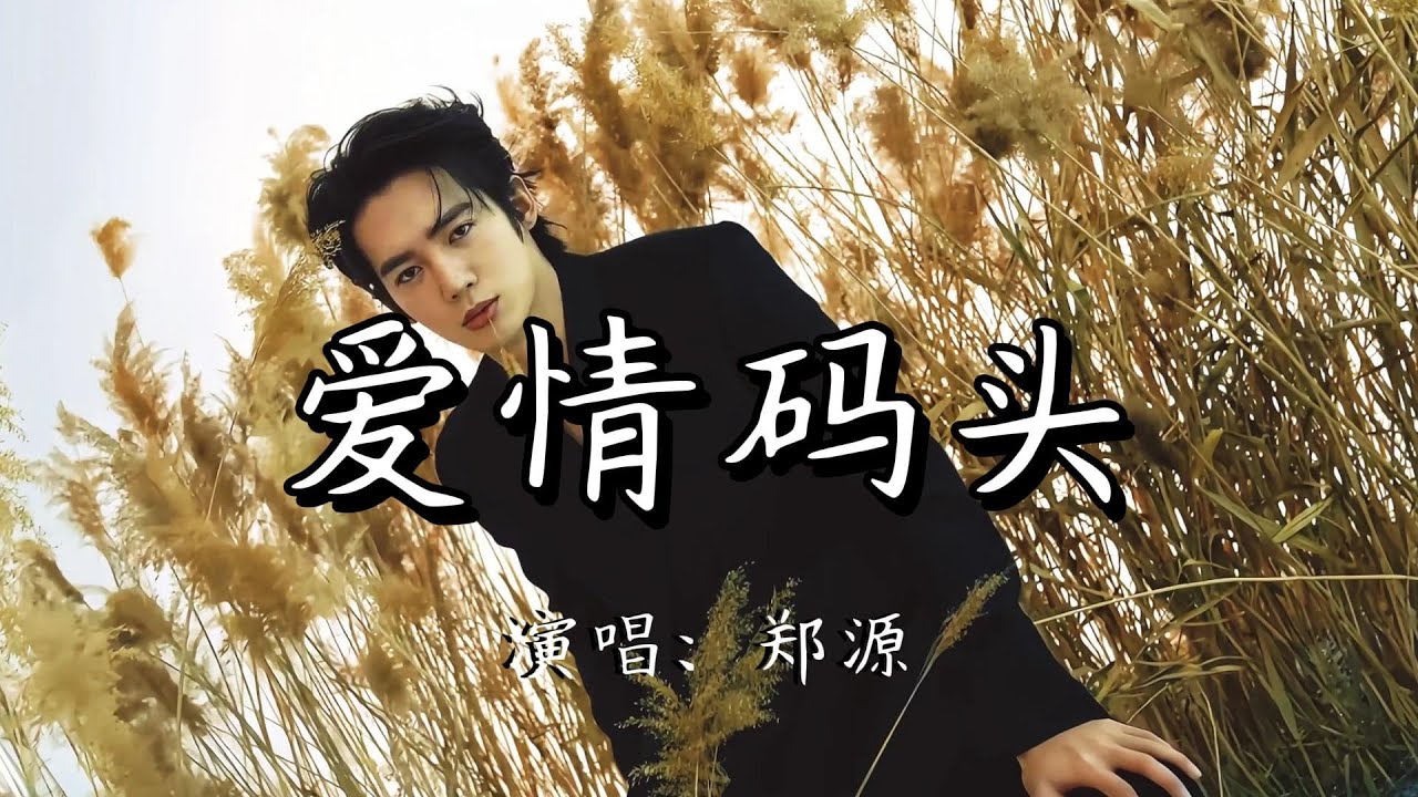 郑源 - 爱情码头『你要答应比我过得更快乐，你要相信我在爱情码头 永远等着你』『动态歌词MV』