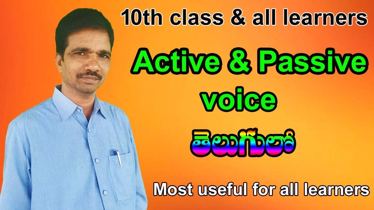 Active voice and Passive voice