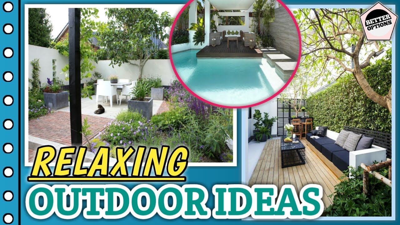 Relaxing Outdoor Living Space Ideas ❤