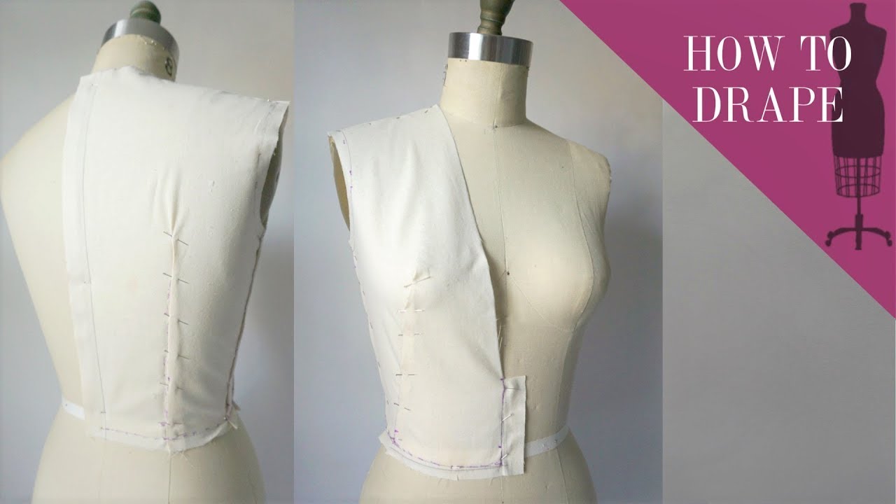 How To Drape A Deep V-neck Bodice