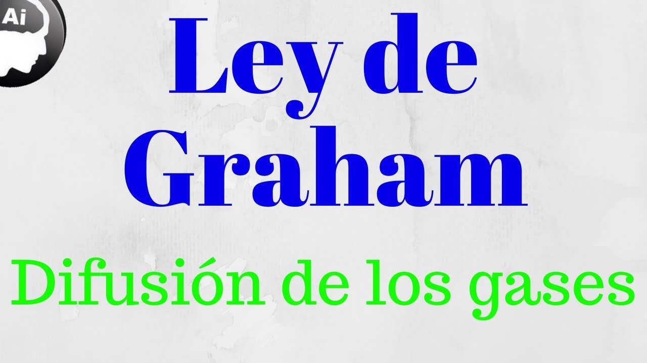 Ley de Graham, Ley de difusión de los gases