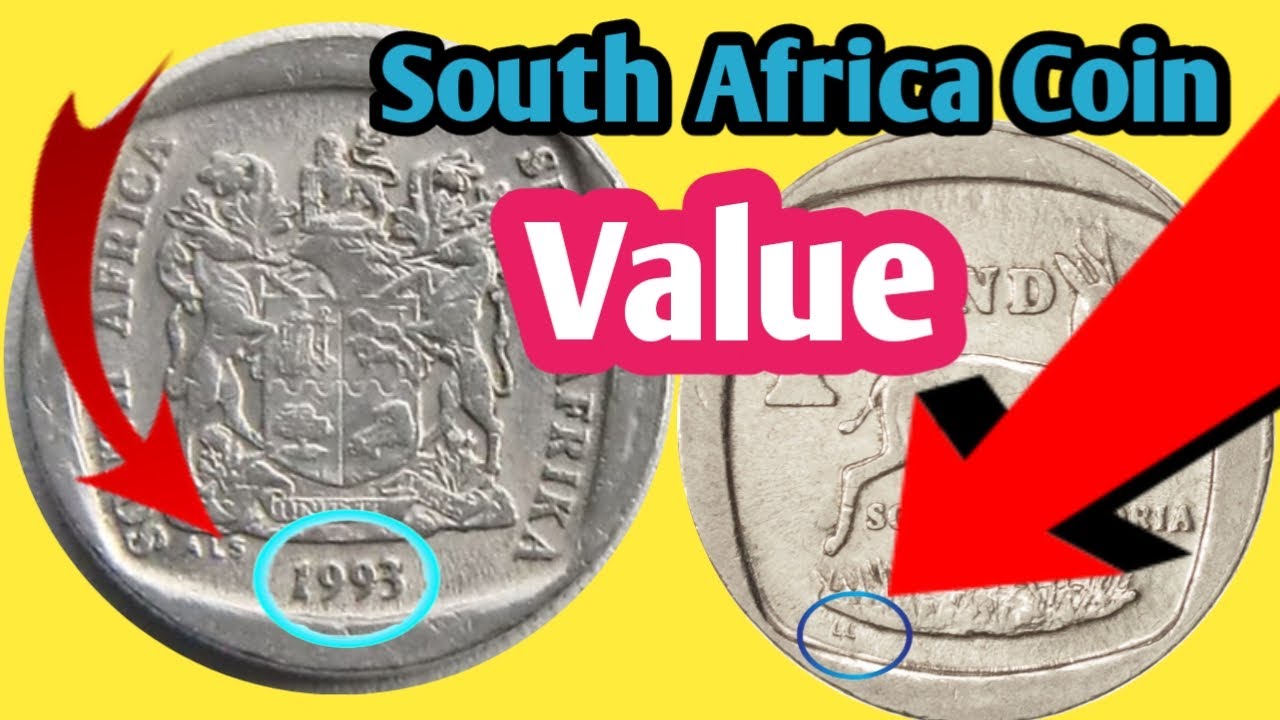 Rare South African 1 Rand Coin from 1993 - A Numismatic Gem!