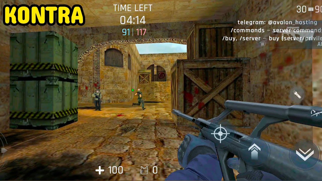 Kontra Multiplayer Fps - Android Gameplay De_Dust Map  