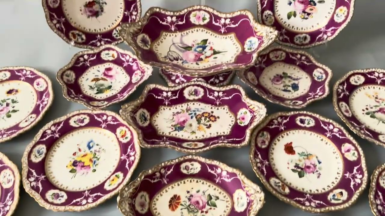 Антикварный сервиз Spode, 1820е гг